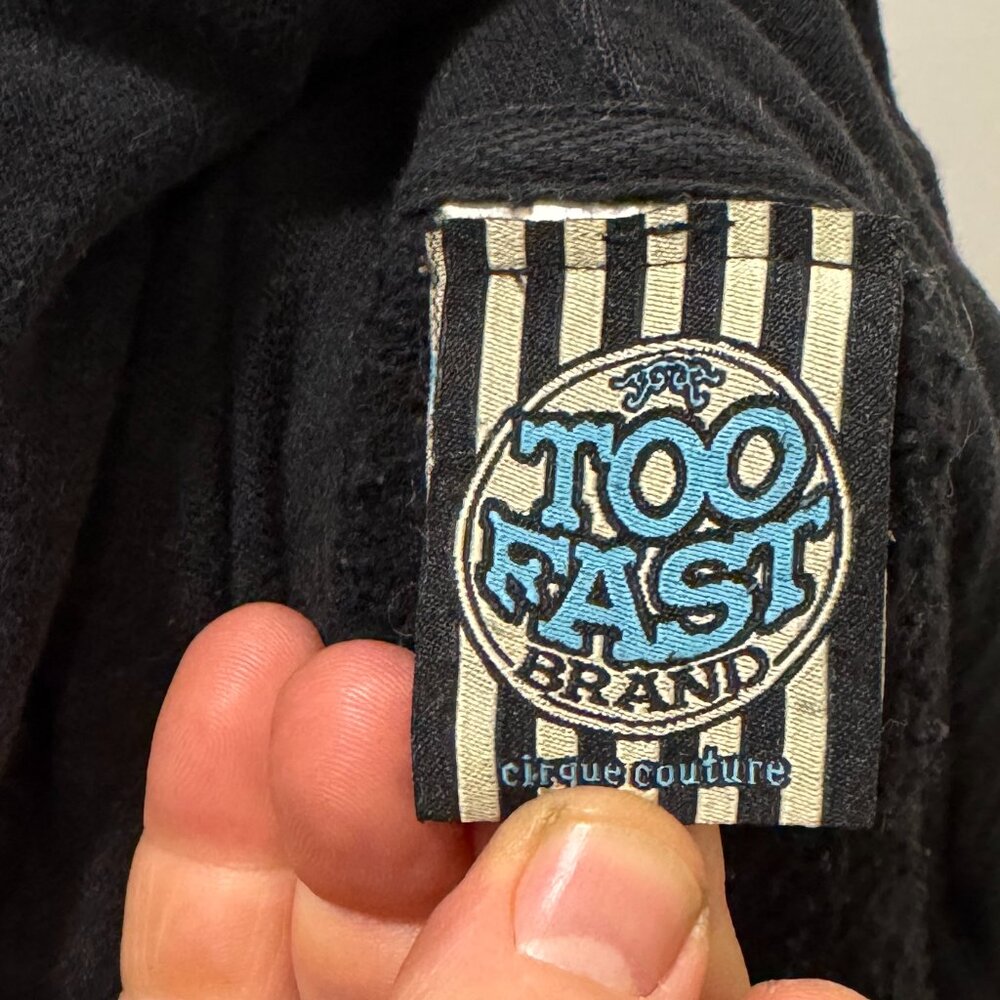 Vintage Punk hoodie, Too Fast brand, soft - Picture 4 of 4